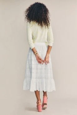 LoveShackFancy Skirts Donna Midi Skirt 9 LoveShackFancy Skirts Donna Midi Skirt