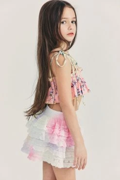 LoveShackFancy Girls Billie Skirt