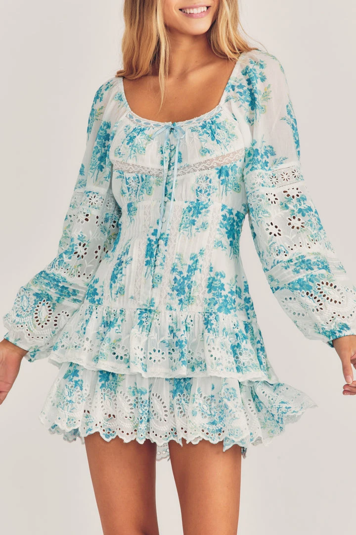 LSF Dresses Tayton Mini Dress - MAGIC TURQUOISE 3 LSF Dresses Tayton Mini Dress - MAGIC TURQUOISE