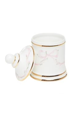 LoveShackFancy Bow Vanity Jar Home Decor