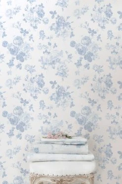 LoveShackFancy Everblooming Rosettes Wallpaper Home Decor