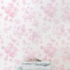 LoveShackFancy Everblooming Rosettes Wallpaper - PINK JAM