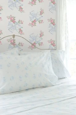 LoveShackFancy Home Decor Rosa Beaux Wallpaper