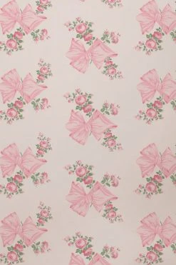 LoveShackFancy Home Decor Rosa Beaux Wallpaper