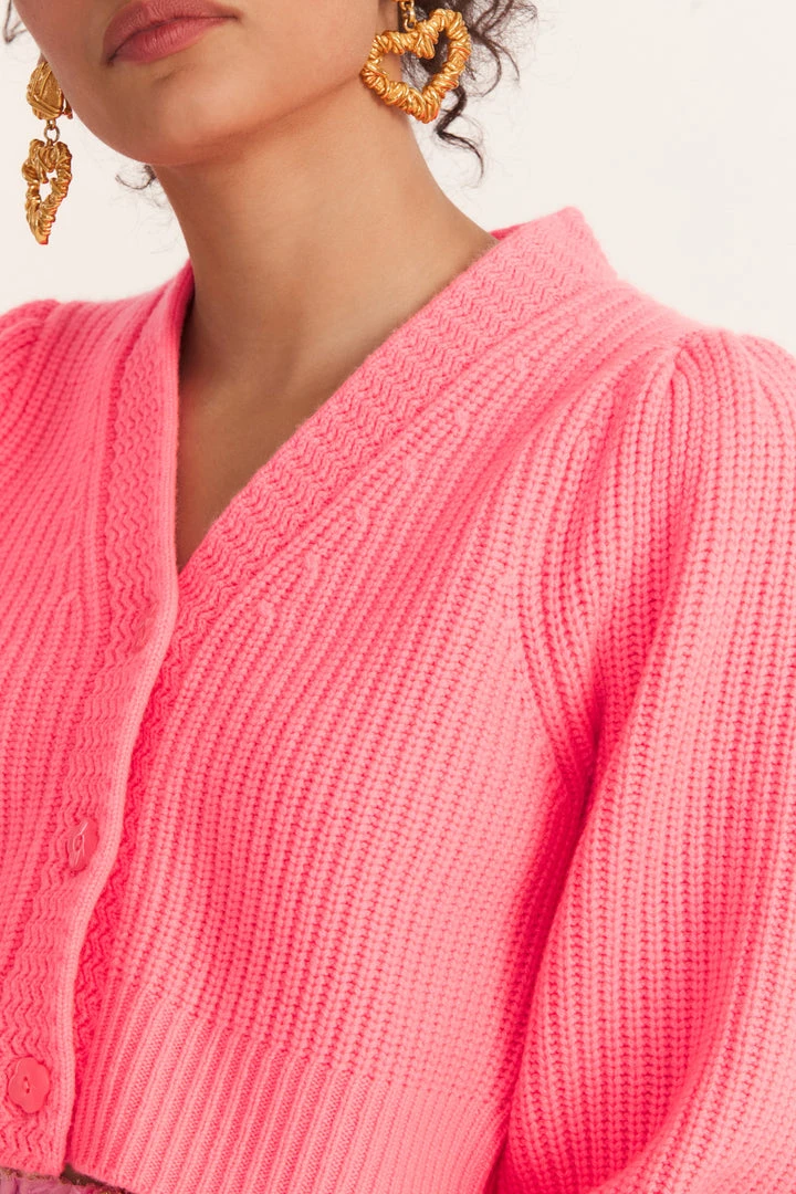 LoveShackFancy Tops Avignon Cropped Cardigan Sweater 8 LoveShackFancy Tops Avignon Cropped Cardigan Sweater