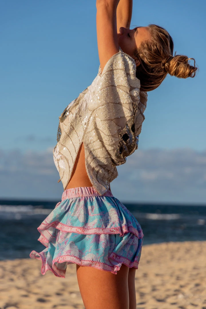 LoveShackFancy Bespoke Embellished Butterfly Top Forever Whites 3 LoveShackFancy Bespoke Embellished Butterfly Top Forever Whites