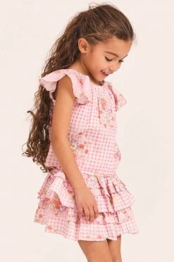 LoveShackFancy Girls Billie Skirt Little Girls