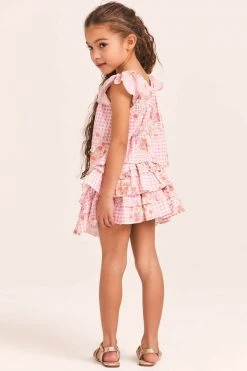 LoveShackFancy Girls Billie Skirt Little Girls