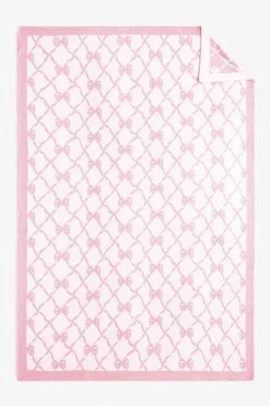 LoveShackFancy Bow Throw Blanket New Arrivals