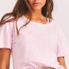 LoveShackFancy Calix Tee - PINK 1 LoveShackFancy Calix Tee - PINK