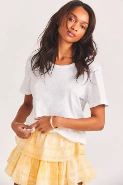 LoveShackFancy Calix Tee Tops