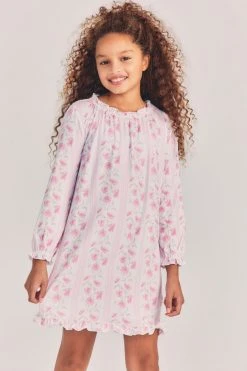 LoveShackFancy LSF X Stripe & Stare Girls Long Nightdress Little Girls 8 LoveShackFancy LSF X Stripe & Stare Girls Long Nightdress Little Girls