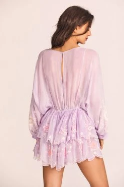 LoveShackFancy Bridgely Mini Dress