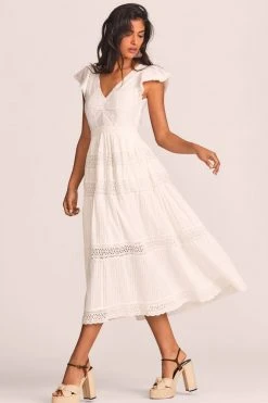 LoveShackFancy Abena Midi Dress Dresses