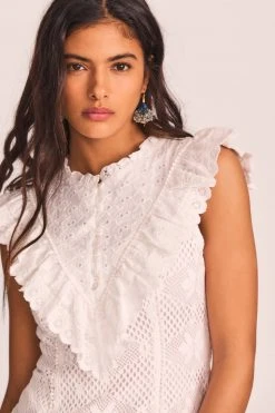 LoveShackFancy Lunetta Mini Dress Dresses