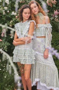 LoveShackFancy Lunetta Mini Dress