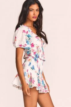 LoveShackFancy Jarrah Mini Dress Dresses