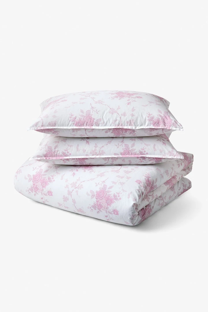 LoveShackFancy La Vie En Rose Duvet Cover & Sham Set 7 LoveShackFancy La Vie En Rose Duvet Cover & Sham Set