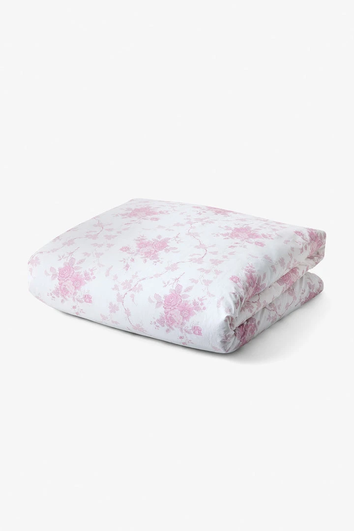 LoveShackFancy La Vie En Rose Duvet Cover & Sham Set 8 LoveShackFancy La Vie En Rose Duvet Cover & Sham Set