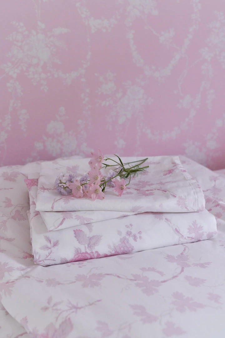 LoveShackFancy La Vie En Rose Duvet Cover & Sham Set 9 LoveShackFancy La Vie En Rose Duvet Cover & Sham Set