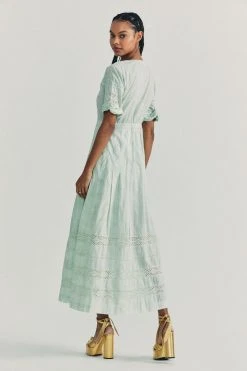 LoveShackFancy Edie Midi Dress