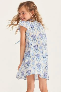 LSF Girls Flutter Sleeve Dress Mommy & Me