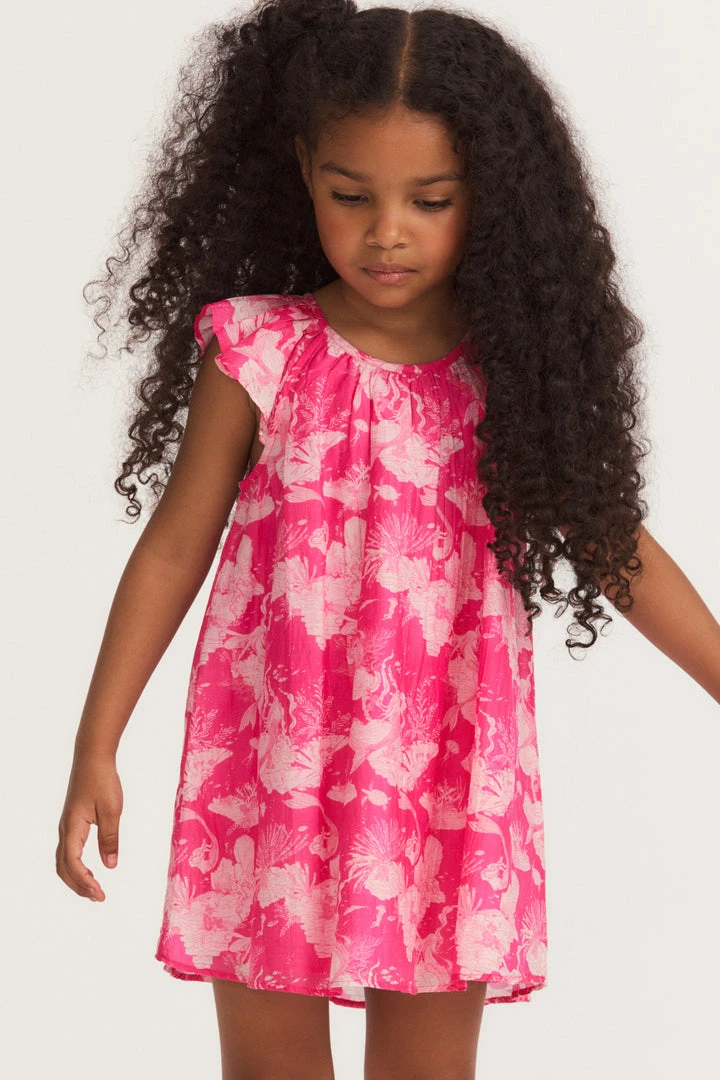 LSF Mommy & Me Girls Lou Dress - BABY PINK TIDE 3 LSF Mommy & Me Girls Lou Dress - BABY PINK TIDE