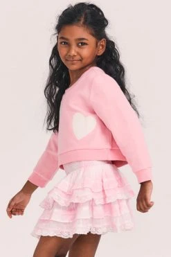 LoveShackFancy Little Girls Girls Burkley Pullover