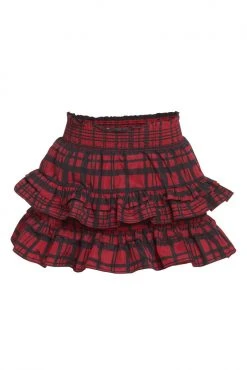 LoveShackFancy Little Girls Girls Plaid Billie Skirt
