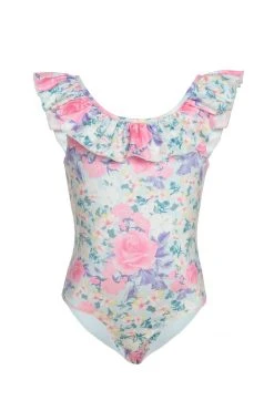 LoveShackFancy Girls Junip Swimsuit Little Girls