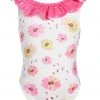 LoveShackFancy Little Girls Girls Junip One Piece - BRIGHT PEONY MULTI