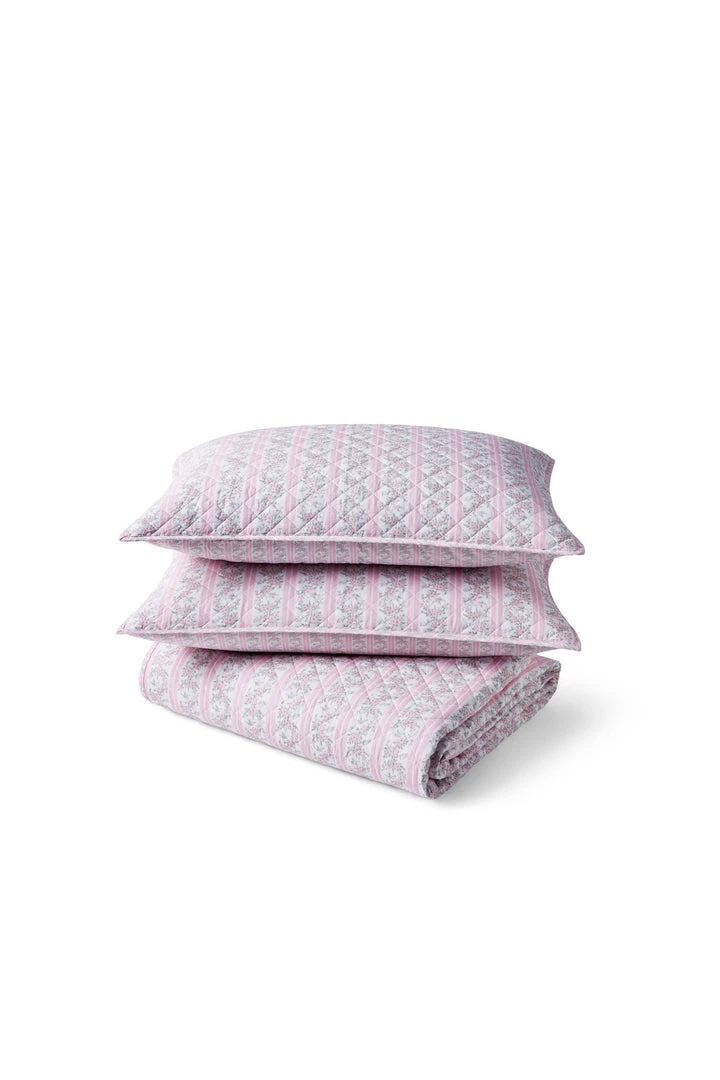 LSF Marigold Wreath Quilt And Sham Set 11 LSF Marigold Wreath Quilt And Sham Set