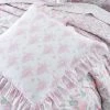 LoveShackFancy Ruffle Throw Pillow - SUNRISE KISS PINK Bedding