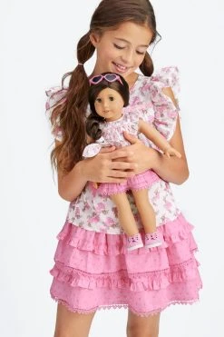 LoveShackFancy X American Girl Girls Fancy Flutter Top