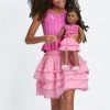 LoveShackFancy X American Girl Girls Rosy Ruffle Billie Skirt