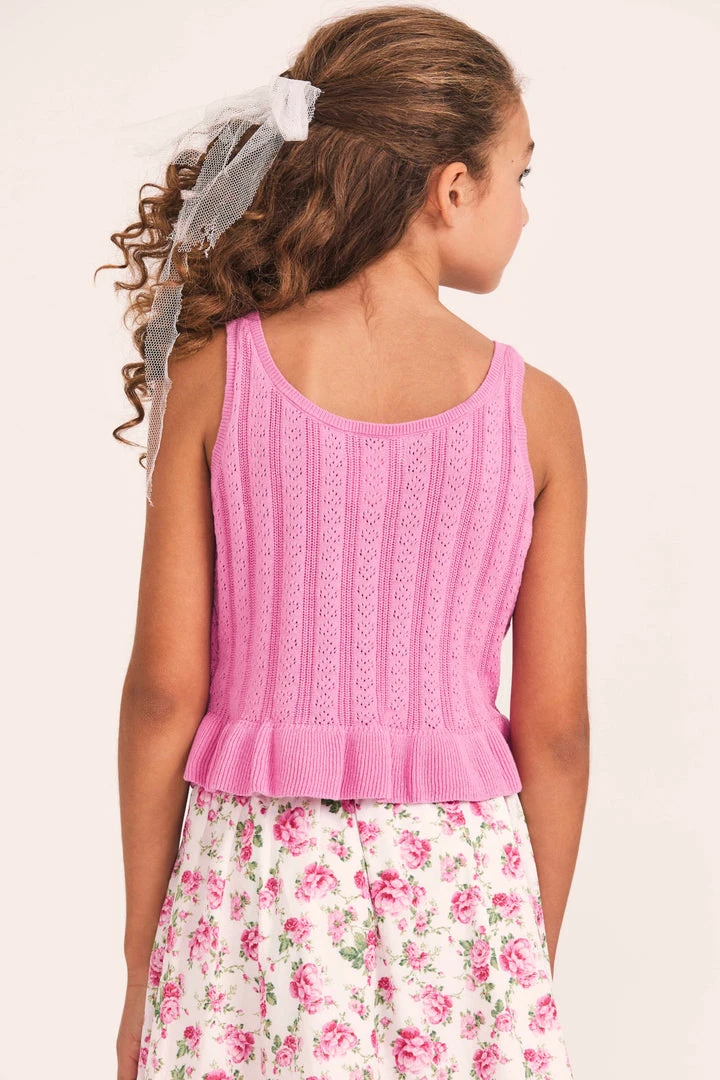 LoveShackFancy X American Girl Girls Garden Party Peplum Top 6 LoveShackFancy X American Girl Girls Garden Party Peplum Top