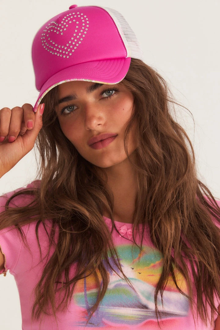 LSF LoveShackFancy X Hurley Rhinestone Trucker Hat The Vacation Edit 3 LSF LoveShackFancy X Hurley Rhinestone Trucker Hat The Vacation Edit