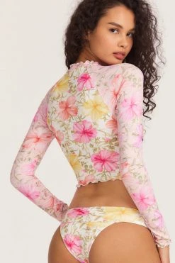 LSF LoveShackFancy X Hurley Cropped Rashguard 15 LSF LoveShackFancy X Hurley Cropped Rashguard