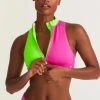 LSF Swim LoveShackFancy X Hurley High Neck Zipper Bikini Top 2 LSF Swim LoveShackFancy X Hurley High Neck Zipper Bikini Top