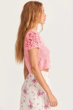 LSF Preilla Crop Cardigan