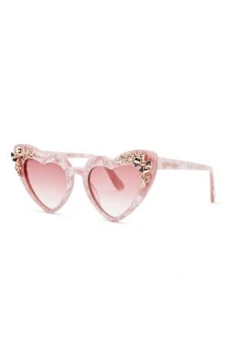 LSF Accessories Amalia Heart Sunglasses