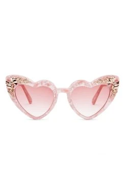 LSF Accessories Amalia Heart Sunglasses