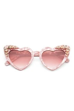 LSF Accessories Amalia Heart Sunglasses