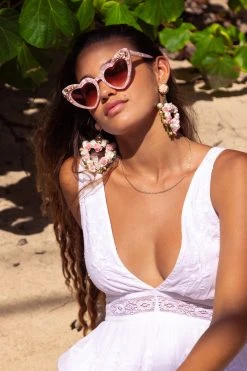 LSF Accessories Amalia Heart Sunglasses