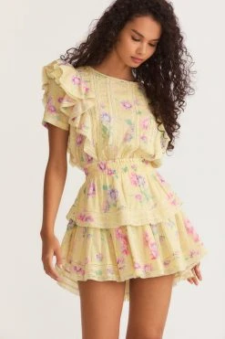 LSF Natasha Dress - BRIGHT AZALEA
