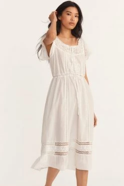 LoveShackFancy Madeline Midi Dress