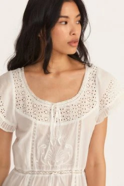 LoveShackFancy Madeline Midi Dress