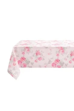 LoveShackFancy Linen Tablecloth Tablescape