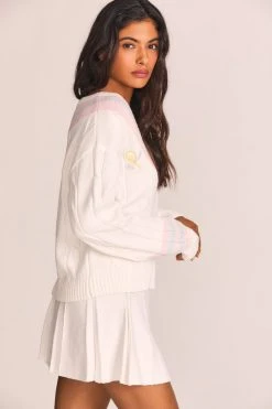 LoveShackFancy New Arrivals Malaine V-Neck Pullover 10 LoveShackFancy New Arrivals Malaine V-Neck Pullover