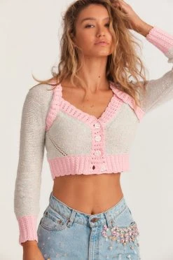 LSF Tops Geneve Crop Cardigan